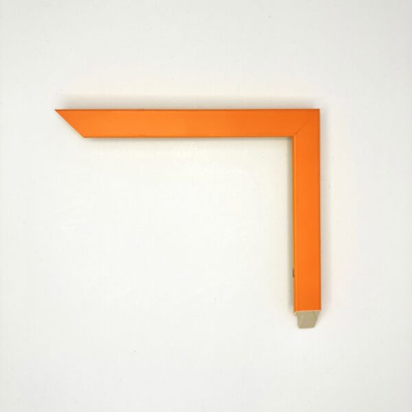 Orange træramme, mat finish
